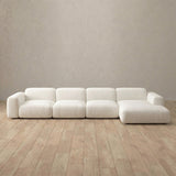 Top Grain Leather::Biscuit Velvet Sofa 4 Seater OffWhite Top Grain Leather [grid:1:TGL]