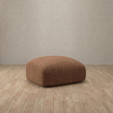 Linen Blend::Biscuit Velvet Sofa Ottoman Cognac Linen Blend [grid:4:LB]