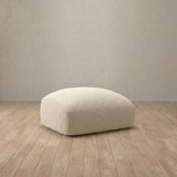 Boucle::Biscuit Velvet Sofa Ottoman Cream Boucle v2 [grid:2:BCL]