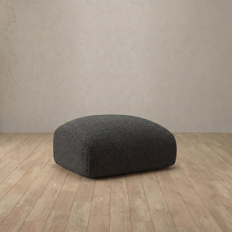 Boucle::Biscuit Velvet Sofa Ottoman Smoke 2 Boucle v1 7:BCL