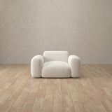 Boucle::Biscuit Velvet Sofa Single  OffWhite Boucle v2 [grid:1:BCL]