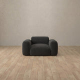 Boucle::Biscuit Velvet Sofa Single  Smoke 2 Boucle v2 [grid:7:BCL]