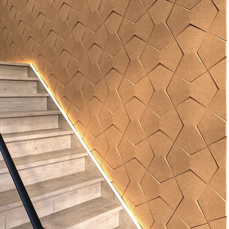 Bowtie Geometric 3D Wall Panel