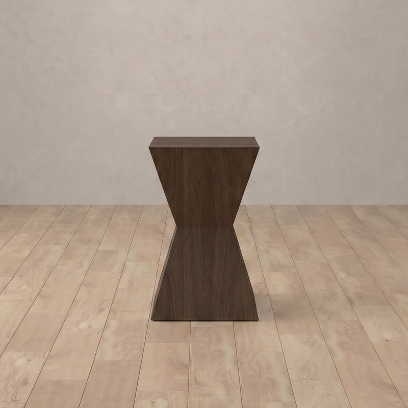 Brie Side Table — Dark Walnut
