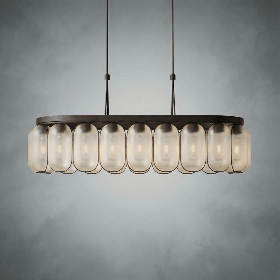 Cadence Rectangular Chandelier — dimensions