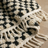 Checkered Shag Moroccan Rug