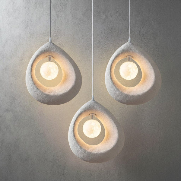 Circular Wabi Sabi Pendant Light