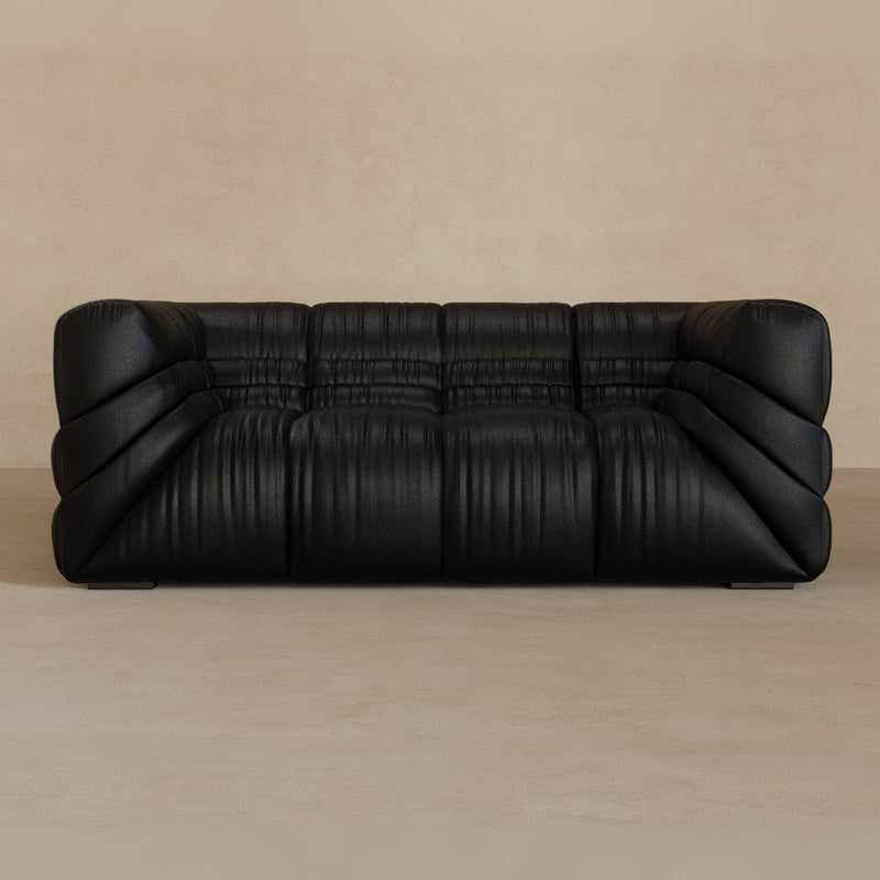 2 Seater-Full Grain Leather-Charcoal
