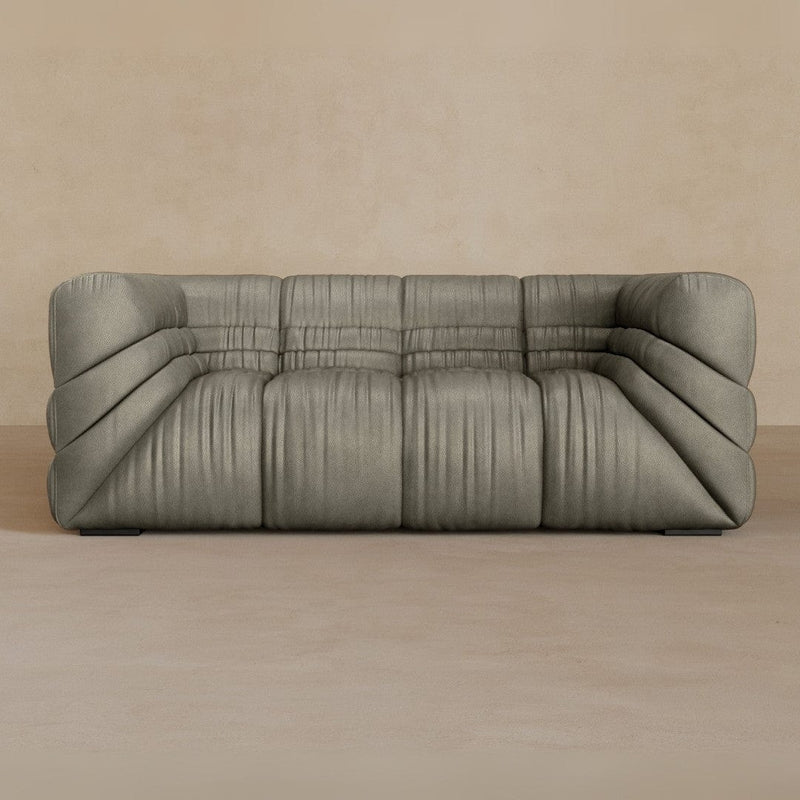 2 Seater-Full Grain Leather-Greige