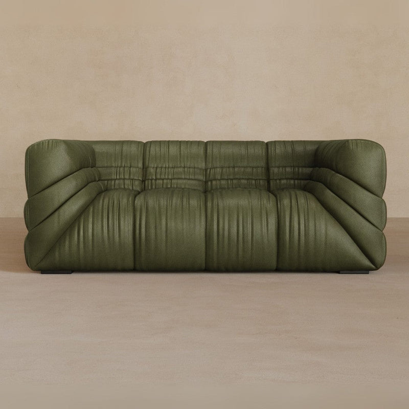 2 Seater-Full Grain Leather-Olive