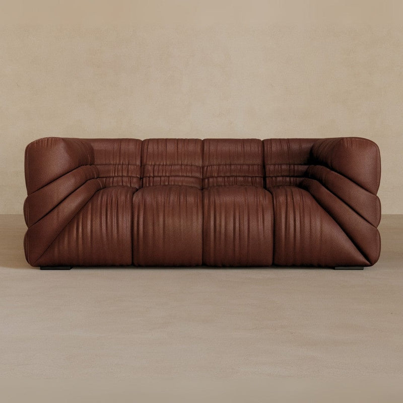 2 Seater-Full Grain Leather-Oxblood