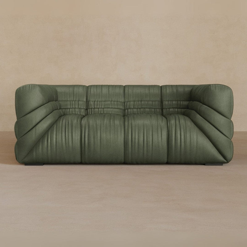 2 Seater-Full Grain Leather-Sage