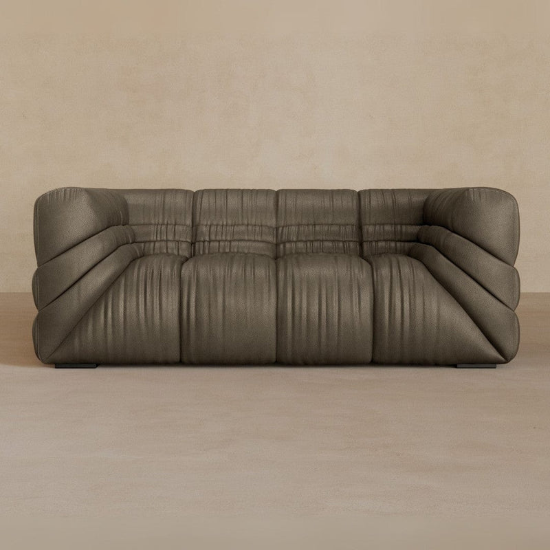 2 Seater-Full Grain Leather-Stone