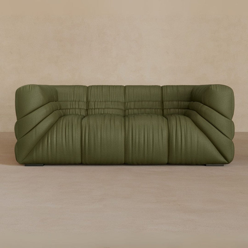 2 Seater-Top Grain Leather-Olive