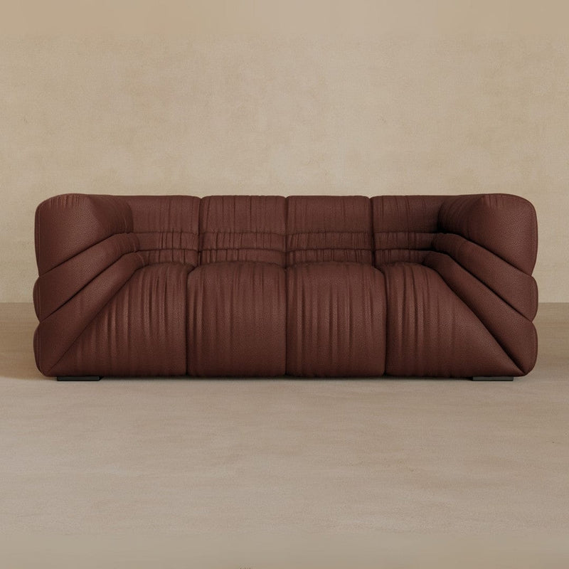 2 Seater-Top Grain Leather-Oxblood