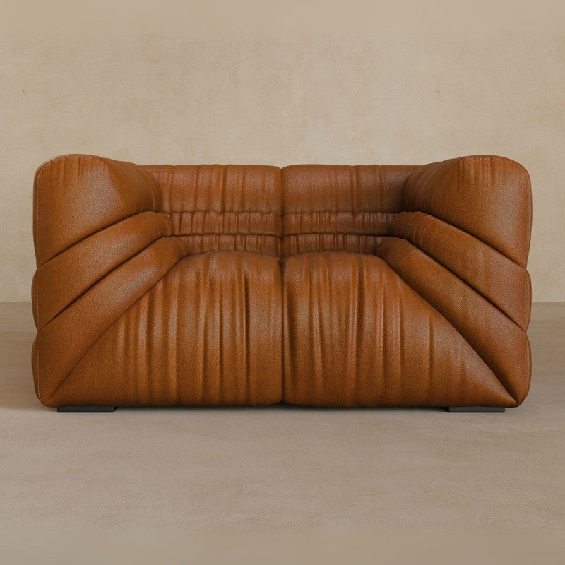Single-Full Grain Leather-Brandy