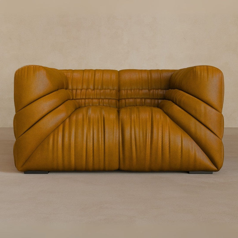 Single-Full Grain Leather-Camel