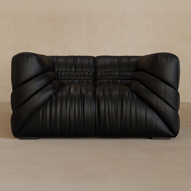 Single-Full Grain Leather-Charcoal