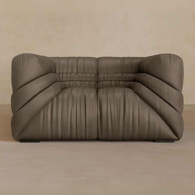 Single-Full Grain Leather-Stone