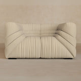 Single-Top Grain Leather-Linen