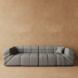 Comfy Italian Leather Sofa