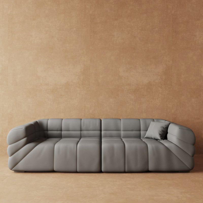 Comfy Italian Leather Sofa