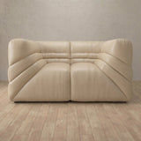 Top Grain Leather::Comfy Italian Sofa Single  Linen Top Grain Leather [grid:2:TGL]