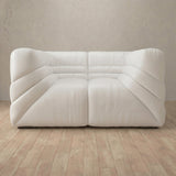 Top Grain Leather::Comfy Italian Sofa Single  OffWhite Top Grain Leather [grid:1:TGL]