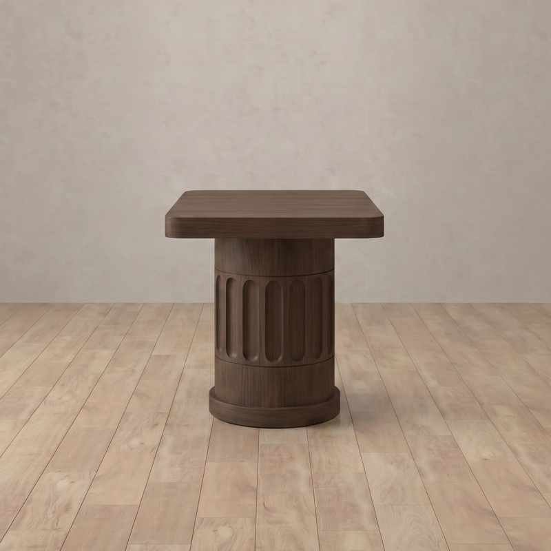 Como Side Table — Dark Walnut