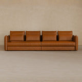 4 Seater-Full Grain Leather-Brandy