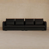 4 Seater-Full Grain Leather-Charcoal