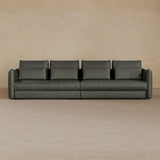 4 Seater-Full Grain Leather-Graphite