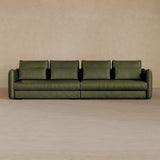 4 Seater-Full Grain Leather-Olive