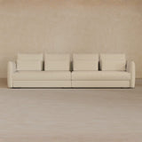 4 Seater-Top Grain Leather-Alabaster