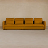 4 Seater-Top Grain Leather-Camel