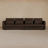 4 Seater-Top Grain Leather-Espresso