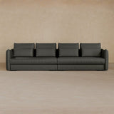 4 Seater-Top Grain Leather-Graphite