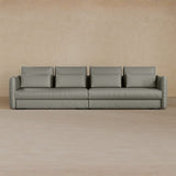4 Seater-Top Grain Leather-Greige