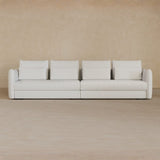 4 Seater-Top Grain Leather-Ivory