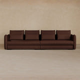 4 Seater-Top Grain Leather-Oxblood