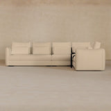 Left Chaise-Full Grain Leather-Shell
