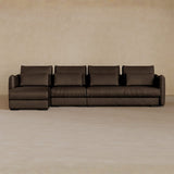 Right Chaise-Full Grain Leather-Espresso