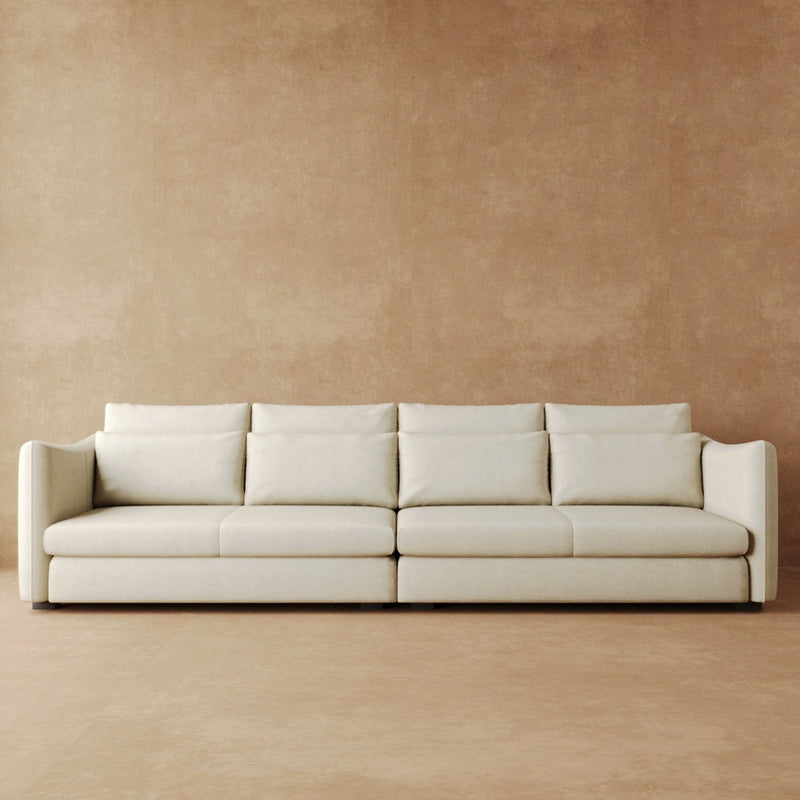 Contemporary Italian Leather Sofa