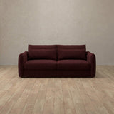 Boucle::Contemporary Italian Sofa 2 Seater Burgundy Boucle [grid:6:BCL]