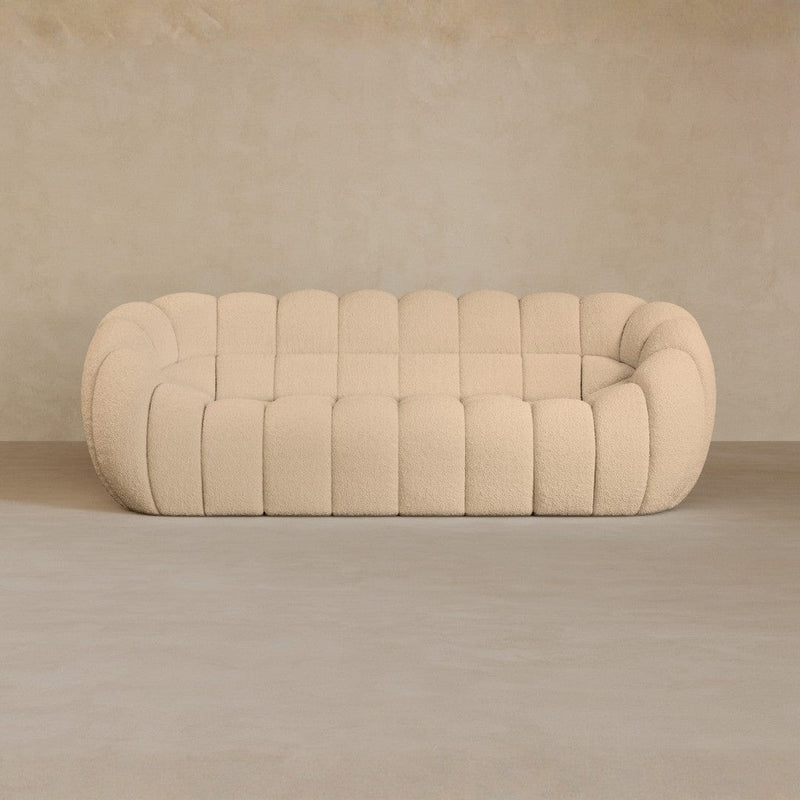 2 Seater-Boucle-Chalk