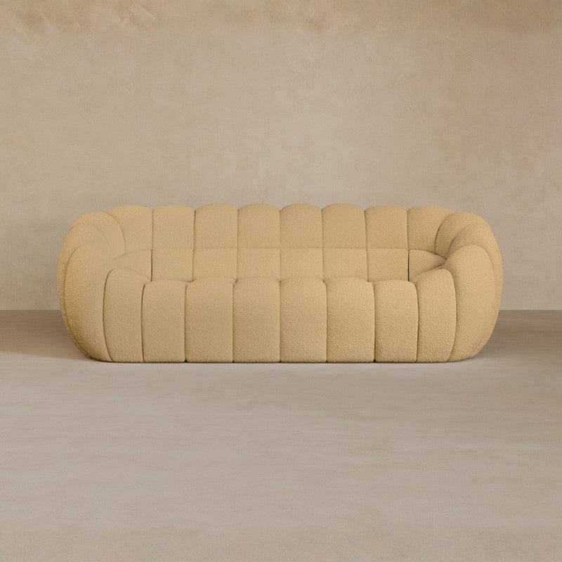 2 Seater-Boucle-Fawn