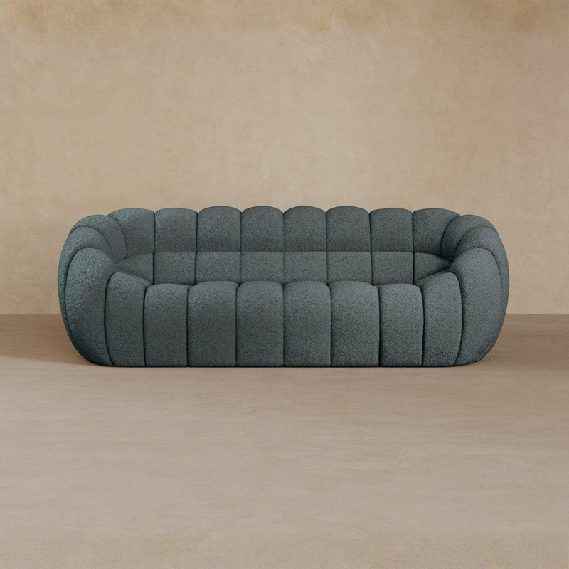 2 Seater-Boucle-Pewter