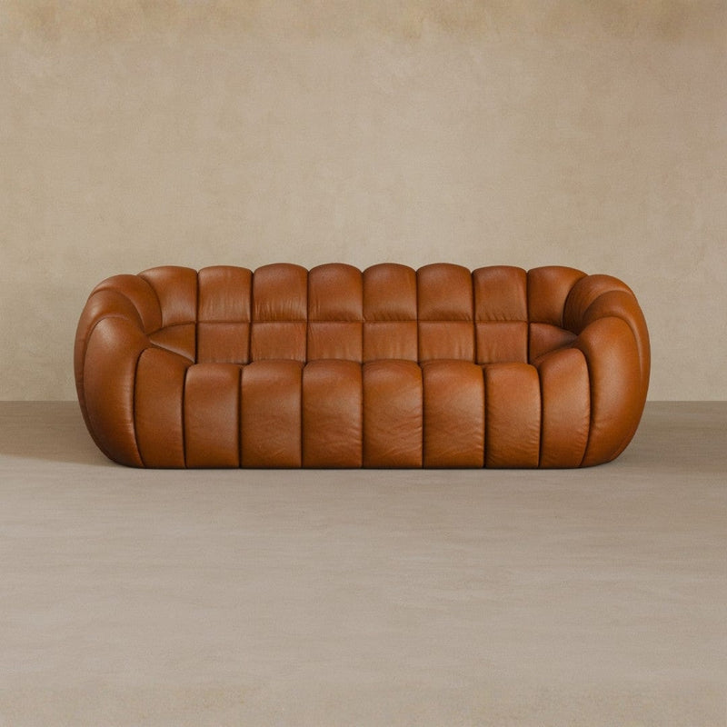 2 Seater-Full Grain Leather-Brandy