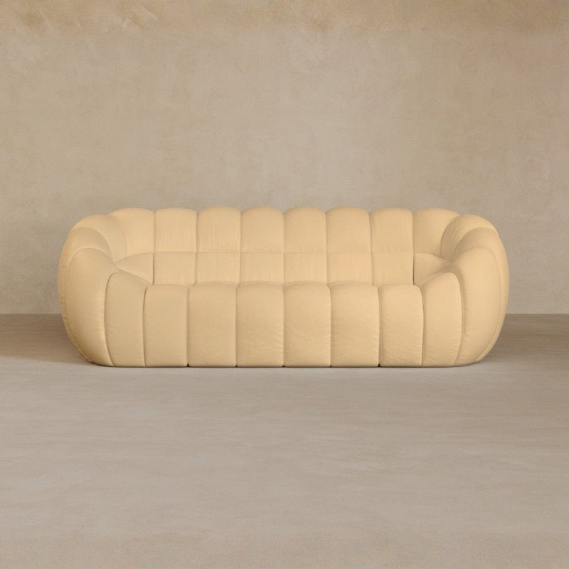 2 Seater-Full Grain Leather-Fawn