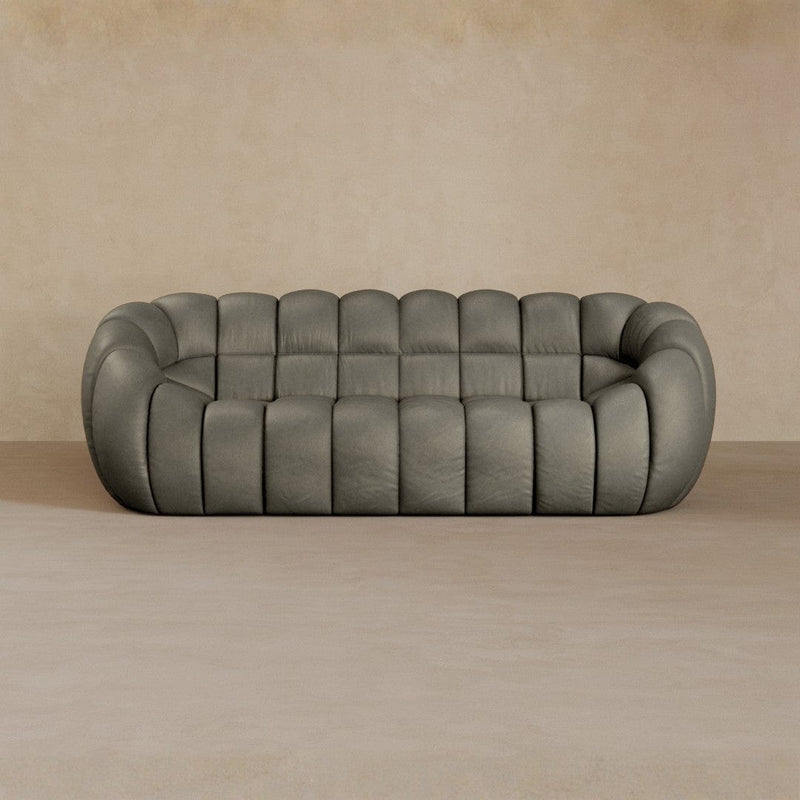 2 Seater-Full Grain Leather-Greige